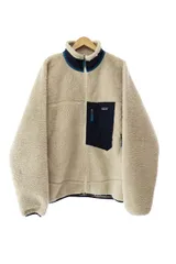 パタゴニア Patagonia 22AW Classic Retro-X Jacket クラシック レトロX ボア フリース ジャケット STY23056FA22 XL ベージュ ブランド古着ベクトル 中古250330のサムネイル