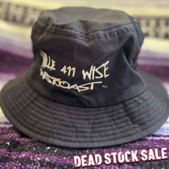 現品限り デッドストック レアアイテム WILLIE 411 WISE WEST COAST バケットハット ブラック サイズなし(約54cm)