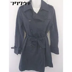 ■ ◎ green label relaxing UNITED ARROWS ライナー付 長袖 トレンチ コート サイズ40 ネイビー レディース  【中古】 【1109090016966】