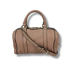 グッチ　GUCCI 2WAY ショルダーバッグ ハンドバッグ　ミニボストンバッグ　マイクロシマ　GG レザー　ピンク