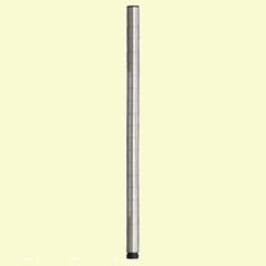 25P054 長さ54.5cm 1本 単品 支柱 アジャスター付き 頑丈 スリム 基本ポール ラック diy スチールラックパーツ 防錆加工 サビに強い ルミナス 業務用 ポール径25mm ドウシシャ 太い 別売り延長ポールで長さ継ぎ足し可能