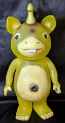 イヌクマ★快獣ブースカ★ジャイアントサイズ【黄色（2）】イヌクマパパ色紙付き イヌクマ☆快獣ブースカ☆ジャイアントサイズ【黄色（2