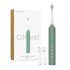 【「家電批評」2024年連続ベストバイ一位受賞(三年連続) 殿堂入り】電動歯ブラシ エペイオス(Epeios) 音波歯ブラシ ソニック 歯ブラシ 電動 ブラシヘッド2本 IPX7 防水 歯磨き Type-C 充電式 180日間使用 誕生日 ギフト プレゼン