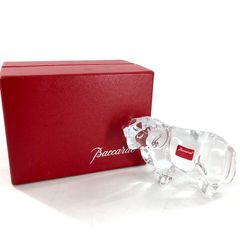 Baccarat バカラ クリスタルガラス 置物 ひつじ 箱付き【OE-788】