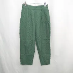 ◇ Θ BEAUTY＆YOUTH UNITED ARROWS クロップドパンツ サイズS グリーン レディース E  【1502030030877】