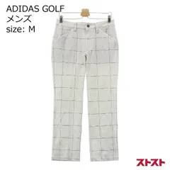 ADIDAS GOLF アディダスゴルフ ストレッチパンツ グレンチェック柄 グレー系 M ［240001887753］