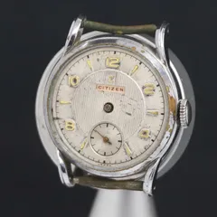 CITIZEN シチズン 手巻き【14001】スモセコ【稼働品】メンズ