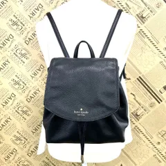 ケイトスペード リュック バックパック 革 黒 ビジネス 旅行 FV62