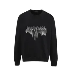 【本日限定特価】Balenciaga メンズ＆レディース スウェットシャツ プリント 400g カタログカラー S-XL [本日特価|新品未使用品]-WTO輸入1
