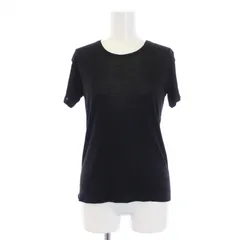 サンローラン パリ SAINT LAURENT PARIS Tシャツ カットソー 半袖 クルーネック シルク 黒 ブラック 314658 /BMのサムネイル