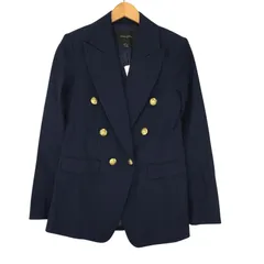 美品  BANANA REPUBLIC バナナリパブリック ダブルジャケット size0/ネイビー