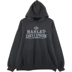 古着 ハーレーダビッドソン Harley-Davidson スウェットプルオーバーパーカー メンズXL相当/eaa534641