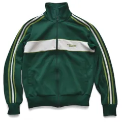adidas アディダス トラックジャケット ジャージトップ AWV002 098312 トレフォイルロゴ サイズM グリーン メンズ