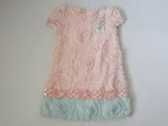 イピンコパリーノ i pinco pallino マメール アウトレット 子供服 女の子 4歳 約 100cm フォーマル ワンピース ピンク チュール ワンピース スカート 発表会 パーティー 結婚式 春 夏 秋 ★3 ガールズ 女児 キッズ 【中古】