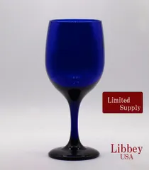 Libbey　リビー　コバルト　ゴブレット　340ml　2脚組　made in USA【数量限定】のサムネイル