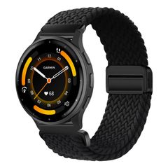 【人気商品】磁気バックル ナイロン素材 マグネット式バックル 交換バンド 替えベルト 対応 4/Active 伸縮性 2/Vivoactive サイズ調節 45mm/Venu 編み 3 265/255/Venu 通気性 47mm/Forerunner スポーツ