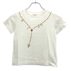 DOLCE&GABBANA ドルチェ＆ガッバーナ キッズ デコレーションデザインTシャツ L5JTBO/G7VWF ホワイト 7/8