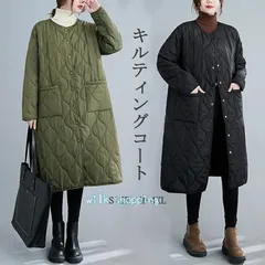キルティングコート レディース アウター ロングコート 中綿コート ブルゾン ジャケット 防寒コート ゆったり あったか 暖かい 30代 50代 40代 冬 ポケット付き xzjhvwy#