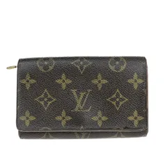 美品 ルイヴィトン モノグラム ポルトモネ トレゾール 折り財布 M61736 LOUIS VUITTON 【16-13】ルイ・ヴィトン モノグラム ポルト モネ