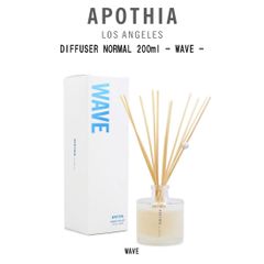 APOTHIA(アポーシア)ディフューザー ウェーブ フレグランス アロマ グレープフルーツ フレッシュ インテリア ギフト プレゼント DIFFUSER NORMAL 200ml "WAVE"