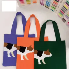 トートバッグ ニットバッグ 手提げバッグ ママバッグ バッグ エコバッグ 可愛い 猫柄 ねこ 柄バッグ カバン A4 カジュアル おしゃれ ファッション dxmz03
