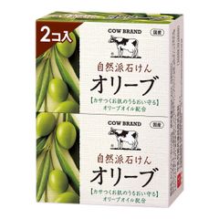 우유 비누 공진사 카우브랜드 자연파 비누 올리브 100g×2코입
