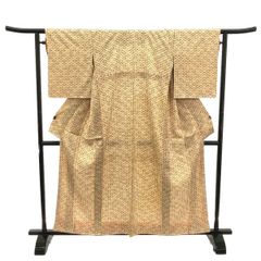 小紋/七宝/未使用品/仕立上がり/適応身長155～162㎝/10789