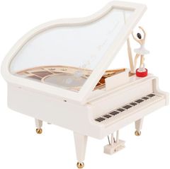 ideastore オルゴール ピアノ 音楽 バレリーナ 付き かわいい インテリア ピアノグッズ(Sサイズ)