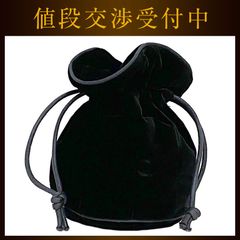 シャネル 巾着 ポーチ ブラック BEAUTE 美品 ベロア 中古