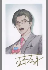 【中古】キャラカード 五木左京(箔押し複製サイン入り) 「バーチャルYouTuber にじさんじ ランダムチェキ風カード 2025年4月デビューライバー」