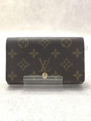 LOUIS VUITTON トリフォルド_モノグラム_BRW PVC ブラウン レディース