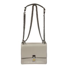 フェンディ キャナイスモール ショルダーバッグ レザー 8M0381 ベージュ レディース  FENDI  中古 フェンディ