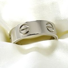 Cartier ラブリング 750WG K18WG ホワイトゴールド 表記サイズ50 約6.6g
