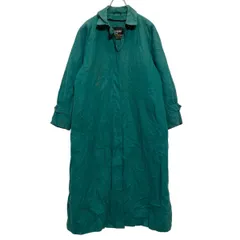 LONDONFOG ステンカラーコート レディース XL グリーン USA製 ロンドンフォグ ロングコート ライナー付き 古着卸 アメリカ仕入 a612-5988のサムネイル