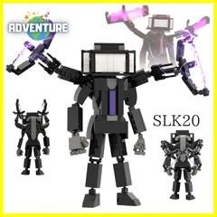 스키 비디 화장실 레고 호환 업그레이드 타이탄 TV 맨 블록 장난감 교육 장난감 크리스마스 어린이 선물 LEGO 선물 slk20