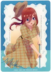【中古】紙製品 中野三玖 ブラインドコレクションシート 「きゃらっとくじ 映画 五等分の花嫁～おさかな日和～」 P賞