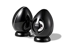 【美品】Olasonic ウォルナット コンパクトな卵形スピーカーで注目された「オラソニック