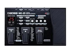 BOSE ME-25 マルチエフェクター　赤ケース　シールド×２　ギター用セット BOSS 【OUTLETセール】ME-90 [GUITAR MULTIPLE EFFECTS] マルチ