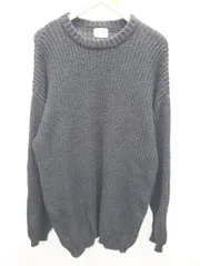 ◇ EMMA CLOTHES エマクローズ 長袖 ニット セーター プルオーバー サイズL ブラック メンズ P  【1408200030749】のサムネイル