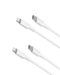 【特価商品】【2本セット】Anker PowerLine II USB-C & ライトニングケーブル 0.9m 2本セット MFi認証 PD対応 iPhone 14 / 13 / 12 / SE(第3世代) 各種対応 (ホワイト)