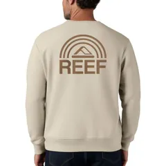 【送料無料】 リーフ メンズ Tシャツ トップス Men's REEF Elias Crew Fleece Sweatshirt Cream