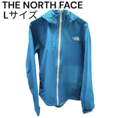 ノースフェイス ナイロンジャケット ブルー Lサイズ メンズ 防風 撥水 軽量 フード付き ジップアップ アウター メンズ レディース ライトシェル マウンテンパーカー THE NORTH FACE