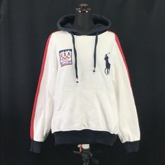 ラフアンドスウェル ハーフジップ 長袖tシャツ ホワイト トリコカラー