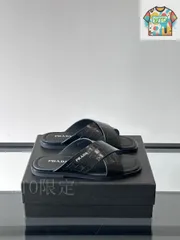 PRADA プラダ スエード スリッパ 1D766N PRADA プラダ スエード スリッパ 1D766N