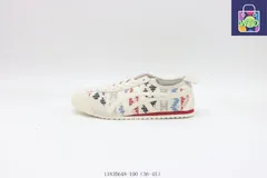 【今日特価】アシックス スリップオン シューズ ホワイト - ブルー - レッド 1183B648 - 100