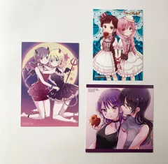 【まとめ売り】 こみっくがーるず ブロマイド イラストカード ポストカード 購入特典 まんがタイムきらら 3枚セット