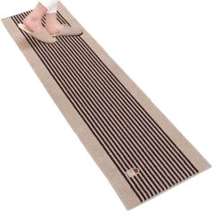 新品 オカ カーサ キッチンマット 約45cm×180cm【ブラウン】(台所マット ボーダー CASA)