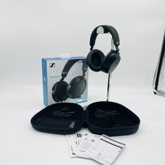 ゼンハイザー(Sennheiser) ワイヤレスヘッドホン bluetooth MOMENTUM 4 Wireless ブラック 高性能ドライバー ノイズキャンセリング 60時間再生 タッチパネル 低遅延 aptX Adaptive マルチポイント