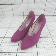 ◇ ⊂ オリエンタルトラフィック エレガント系 ヒールパンプスシューズ サイズ34 パープル系 レディース E  【1508060022462】