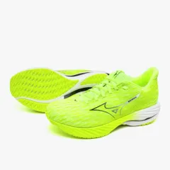 24FW ウエーブライダー28 イエロー×ブラック (J1GC240309) メンズ ランニングシューズ トレーニング